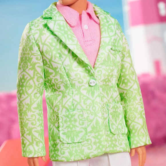 Barbie Signature “Sugar’s Daddy” Ken Doll in Pastel Suit W/Dog, Barbie The Movie - Picture 7 of 11